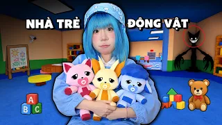 Mình Mở NHÀ TRẺ DÀNH CHO ĐỘNG VẬT Trong ROBLOX 🐶💙