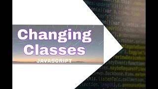 HTML CSS - Changing tag classes with javascript