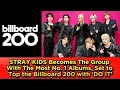 STRAY KIDS wordt de groep met de meeste nummer 1-albums en staat op het punt de Billboard 200 te ...