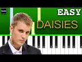 Download Lagu Justin Bieber - DAISIES - Piano Tutorial