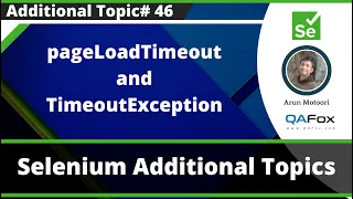pageLoadTimeout and TimeoutException - Selenium Exception Type