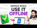 How to USE Google Docs Offline Step by Step