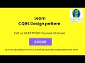 Learn CQRS Design Pattern CQRS Pattern C CQRS Design Pattern Tutorial CQRS Design Pattern C