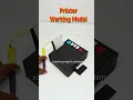 Lagu printer working model using syringes - computer output project - diy - science project academy