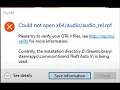 Como resolver erro do FiveM Could not open - rel rpf