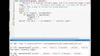 1 3 7 Mastermind Function Python CSP