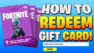 How to Redeem Fortnite Gift Cards NEW