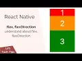 React Native Understand about Flex FlexDirection