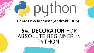 Decorator for absolute beginner in Python