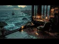 Download Lagu Dark Academia at the Ocean's Edge | Seaside Background for Focused Work | Melancholic Piano