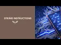 STRING INSTRUCTIONS 8086 MICROPROCESSOR