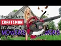Craftsman 25cc Gas Leaf Lower throttle bogs down How to Carb Clean Adjustment DIY fix