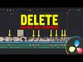 How to Delete Multiple Transitions with One Keystroke in DaVinci Resolve