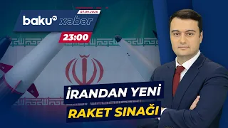 Hərbi qarşıdurma fonunda Tehran yeni raket sınağı keçirib - Baku TV CANLI