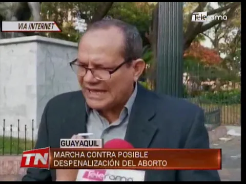 Marcha contra posible despenalización del aborto