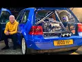 My Dad Caged My 1000HP Golf and It Broke Twice