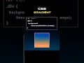 Linear gradient in CSS