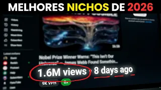 MELHORES nichos pra MONETIZAR em 2026 (tierlist definitiva)