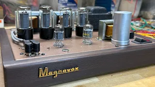 Magnavox 8802 Console Tube Hifi Stereo Conversion - Recap