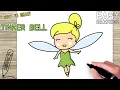 How to Draw Cute Tinker Bell step by step Easy Drawings