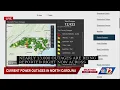 Power outages reported with storm in North Carolina