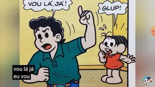 monica e magali brigaram do (vou ler para voce )