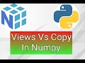 Numpy view vs copy in Hindi