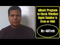 QBasic Program to Check Even or Odd QBasic Program for Even or Odd GBT tech