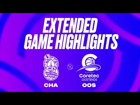 Val Dieu Spirou Basket vs. Coretec Oostende Extended Game Highlights - YouTube thumbnail