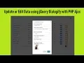 How to Update or Edit Data using Dialogify with PHP Ajax