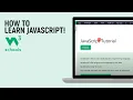 How to learn JavaScript through W3SCHOOLS easy