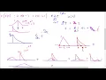 Triangle convolved with a exponential