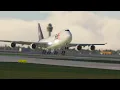 VERY IMPOSSIBLE Landing FedEx Boeing 747 Touches Down at Chicago Airport