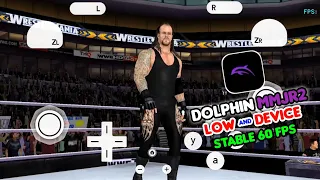 WWE 12 Dolphin MMJR2 Best Settings Stable 60 FPS