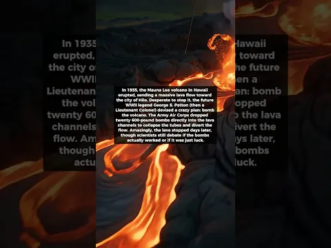 The US Army Once Bombed a Volcano to Stop Lava
