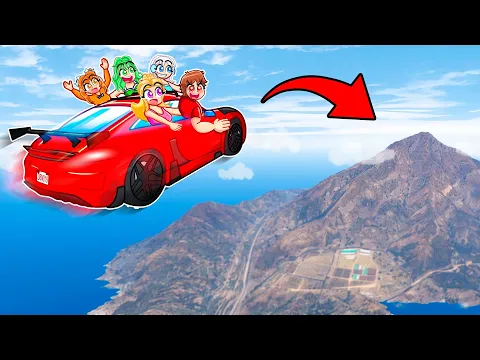 Video Thumbnail: LONGEST GTA CAR JUMP EVER In GTA 5...