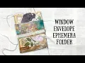 Window Envelope Upcycling Make an Ephemera Folder Tutorial ShanoukiArt