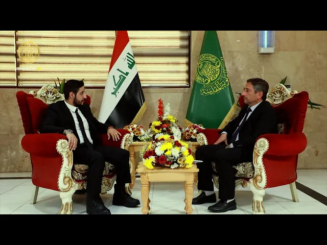 ⁣مقابلة خاصة مع الشاعر الاردني محمود أبو عاشور - مهرجان ولادة الرسول الأعظم (ص) الشعري