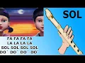 Download Lagu El juego del calamar 3, saltar la cuerda, flauta dulce fácil, tutorial Jump rope easy flute recorder