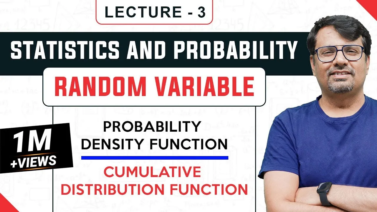 Random Variable, Probability Density Function, Cumulative Distribution Function