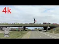 Procession Escorts Sgt Jim Smith to Independence Iowa in 8K