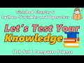 12th Std TN State Board Computer Science Chapter 5 Python - Variables and Operators MCQ Self Test