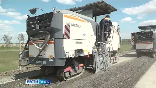 Работы на омском участке дороги Бакбасар – Азово – Шербакуль – Полтавка вышли на завершающий этап