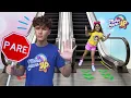 Download Lagu Regras de conduta no shopping – Maria Clara e JP ensinam como usar a escada rolante