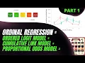 Ordinal Regression Demystified Proportional Odds Ordered Logit Cumulative Link Part 1