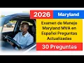 Maryland A Driving Test 2026 in Spanish 30 Updated Questions with Answers