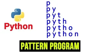 Python Pattern - Printing Strings in Right Triangle Shape