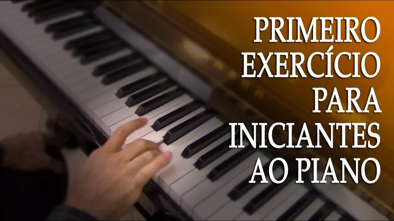 Primeiro exercício pra iniciantes ao piano ensinado por Czerny
