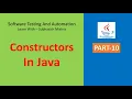 10 - Constructors in Java
