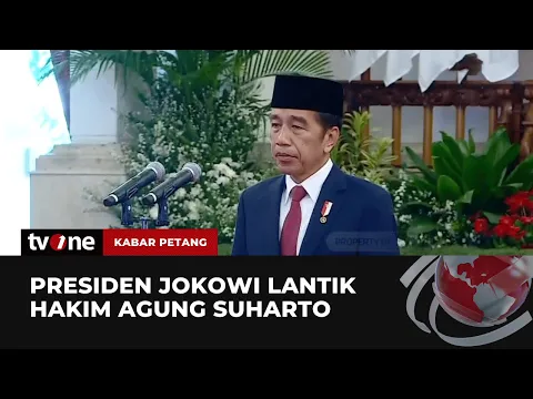 Lantik Wakil Ketua MA, Presiden Jokowi Ambil Sumpah Hakim Agung Suharto